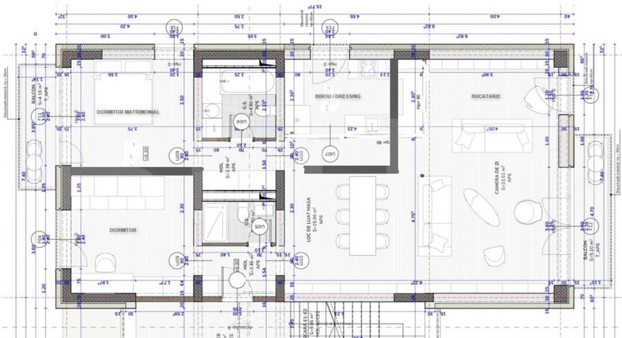 Apartament cu 4 camere 100 mp in bloc cu piscina din cartierul Europa