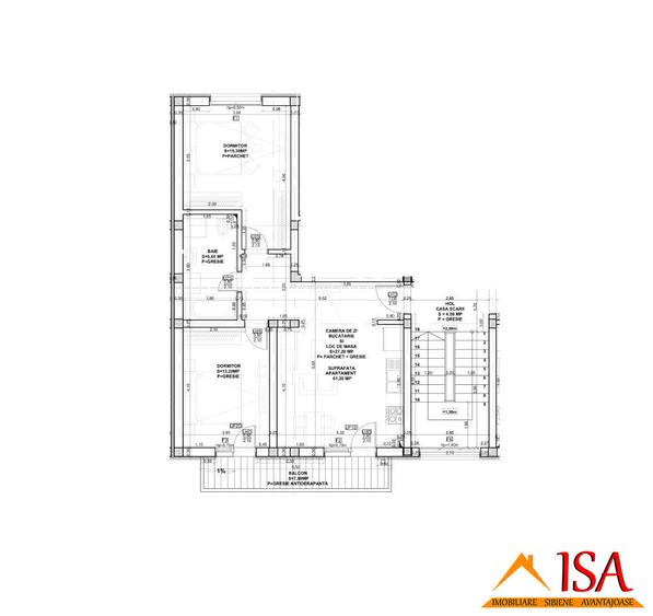 3 Camere Nou – 69 Mp – Strada DOAMNA STANCA