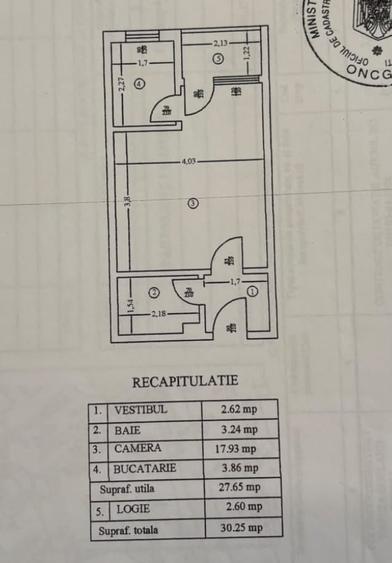 Garsoniera - Iancului - et 9/10 - Elev Stefan Stefanescu - bloc reabilitat