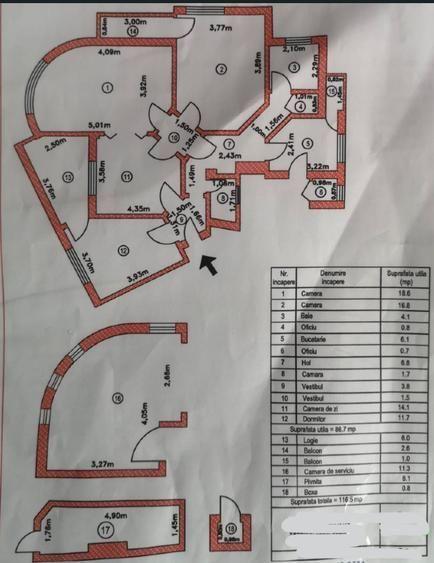 Apartament 4 camere | Cișmigiu | Fără risc seismic | Centrală proprie