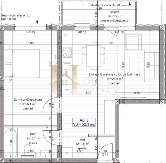 Apartament aproape de transportul in comun, la etajul 1!