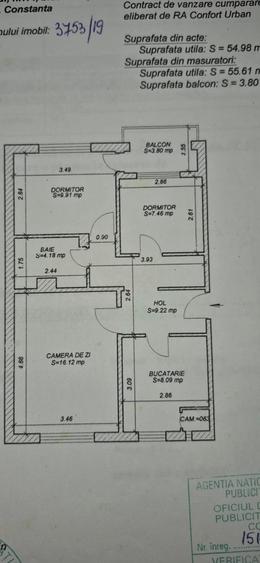 Ocazie! Apartament 3 camere decomandat 79.500 euro. (cod E5)