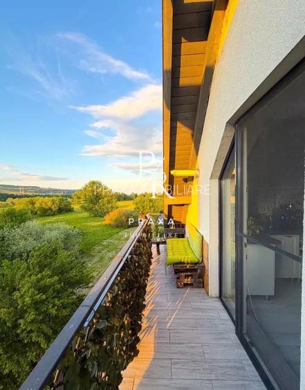 Apartament 3 camere modern, 2 balcoane, view superb spre natură, Florești - 2