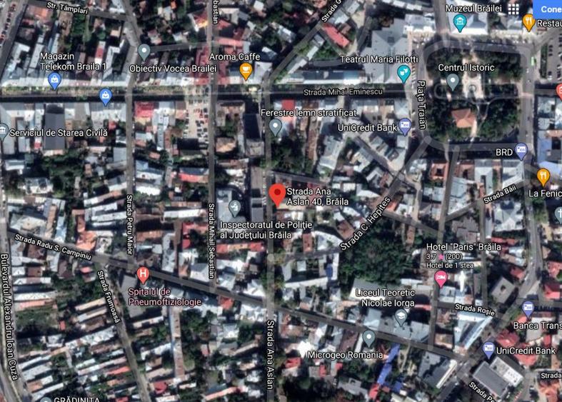 Vila centrul istoric Braila, strada ANA ASLAN