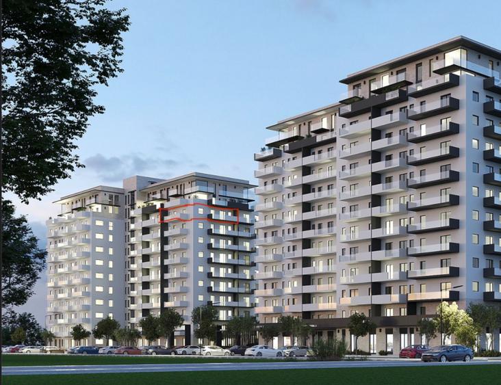Apartament 3 camere  Kaya Residence  Etaj 10/11
