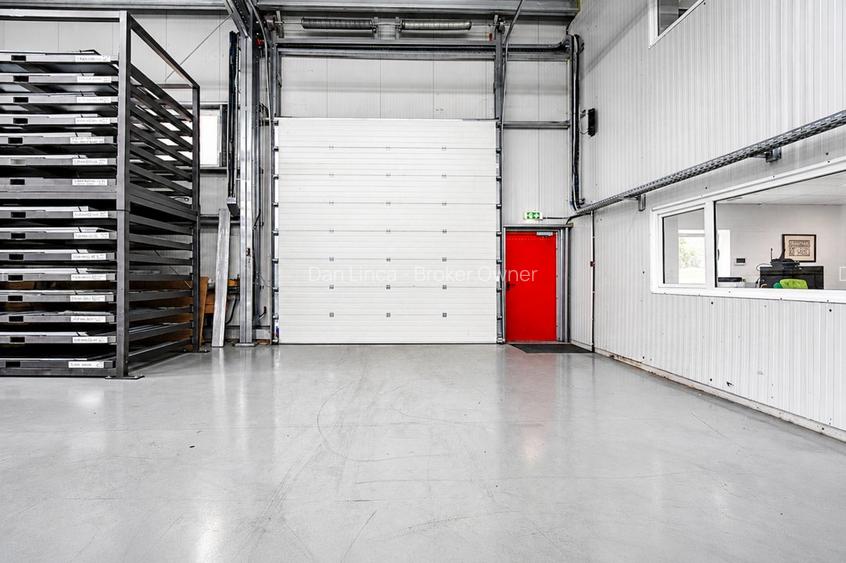 HALĂ MODERNĂ 837 MP - TEREN 4.236 MP - 90 kW – ISU - ACCES TIR - 13