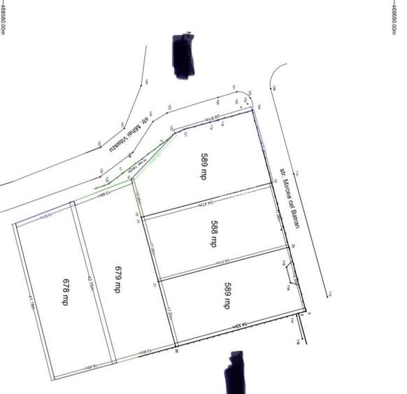 Teren -5 loturi intravilan cu utilități pe teren Harman -589-678 mp - 2
