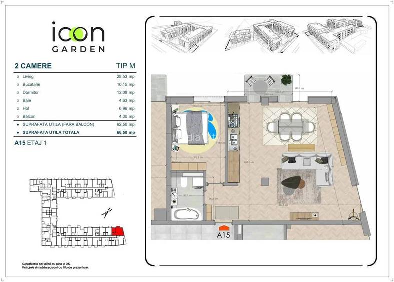 Apartament 2 camere - ansamblu finalizat - zona Moșilor - 3