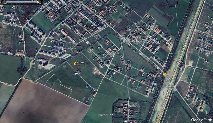 Teren intravilan 1502mp Giroc, str.Gladiolei.