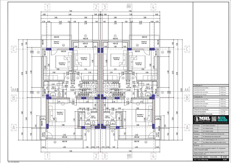 Duplex de vânzare | 8 camere | 242,70 mp | Popești Leordeni