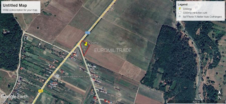 InCHIRIEz teren PARCARE TIR, 50 front la DN73C, 1km de nod Tigveni D73C-A1 - 2