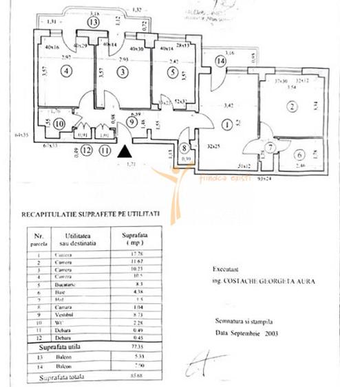 Mărgeanului-Barca | 4 camere | 86mp | et 3 | semidecomandat | 147.500 euro - 8