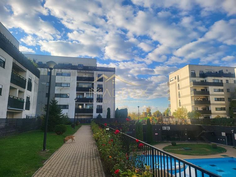 3 Camere | 77 mp Utili | Boxă Inclusă | Piscină & Fitness | Lângă Pădurea Băneas
