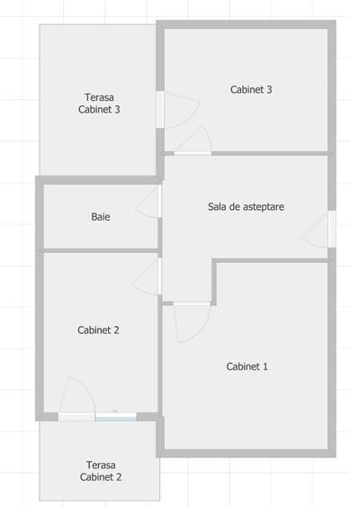 Cabinet mobilat pt psiholog / terapeut / consiliere + sală de așteptare