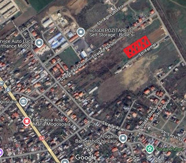 3368MP TEREN CONSTRUCTII MOGOSOAIA, APROAPE DE PRIMARIE, UTILITATI