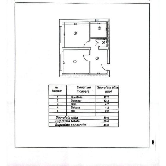 Apartament cu 2 camere, parter, ideal spatiu comercial, VASLUI - zona PROCOPIU;