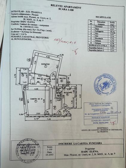 2 camere, etaj intermediar, ultracentral, ideal ce vrei.