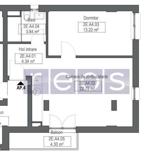 VANZARE 2 CAMERE  | ETAJ 2 | ZONA PALLADY