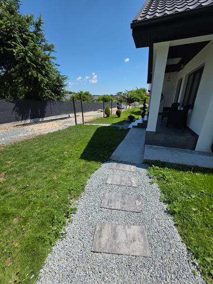 Casa la sol cu pod inalt- casa individuala la cheie