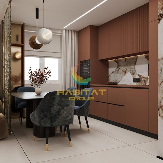 Pallady 2 camere 62 mp + curte 48 mp 12 min. metrou N.Teclu