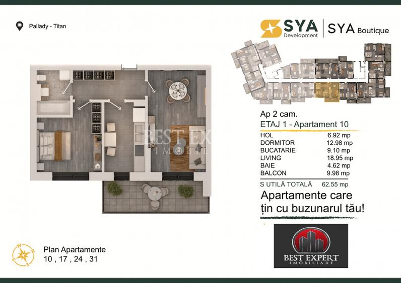 2 camere | Regim redus înălțime| Direct dezvoltator | Parcare Bonus la avans 50%