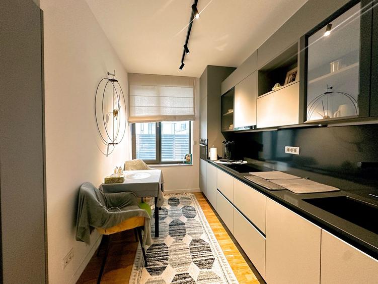 Apartament vanzare 2 camere Sos. Nordului | Grădină 37mp | mobilat lux