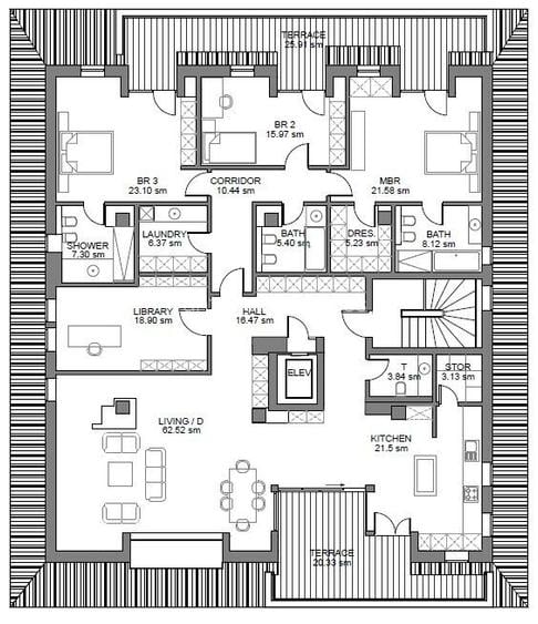 Penthouse 5 rooms | premium finishes | terrace | Iancu Nicolae area - 22