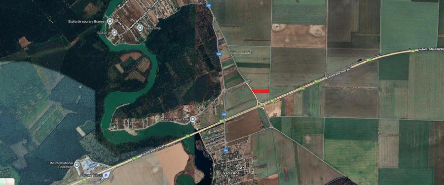 Teren Intravilan Branesti 4500mp Acces Asfalt si A2-deschidere 22ml