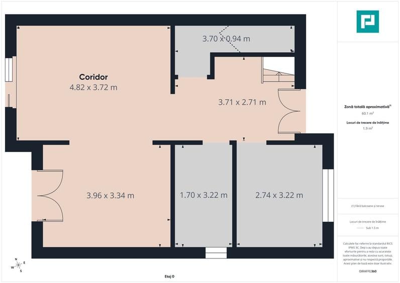 Duplex confortabil și retras în Chisoda
