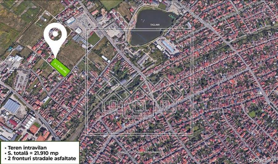 Teren de vanzare in Sibiu - intravilan - 5356 mp - pterab. investitie