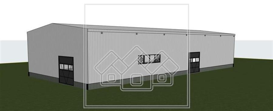 Hala industriala 270 mpu, teren 3000 mp + 2 autorizatii de constructie