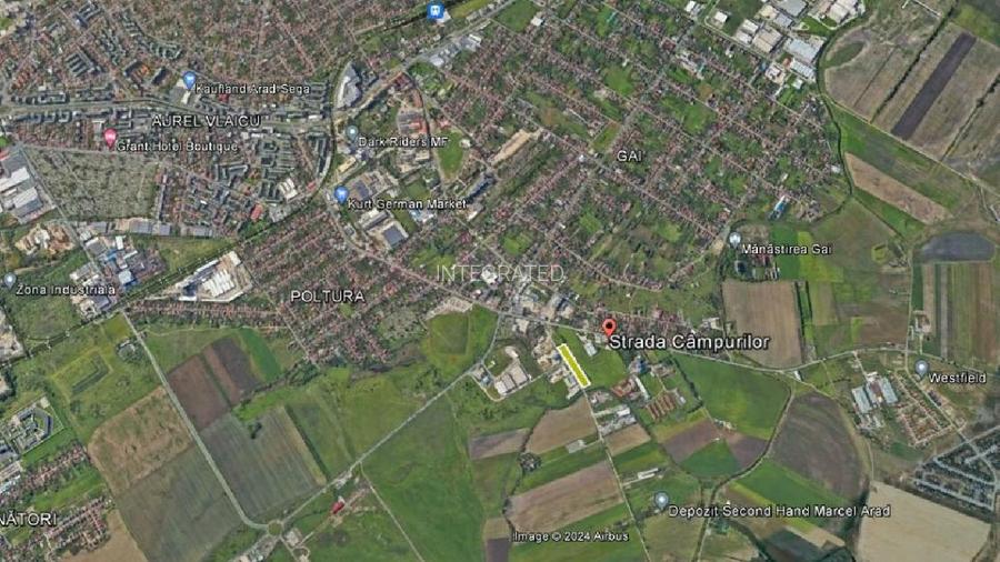 ARAD, Teren intravilan curti constructii-7.600 mp - 5