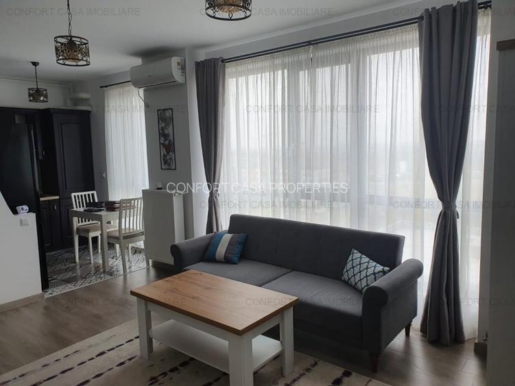 Pipera - Rond OMV, apartament 3 camere, mobilat modern, centrala proprie - 8