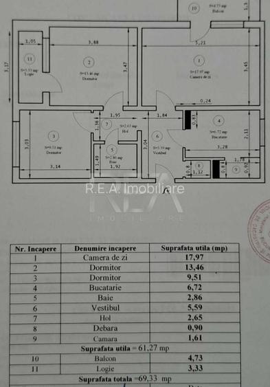 3 camere, et 2/4, anvelopat, boxa, 69mp-Drumul Taberei, Favorit - 6