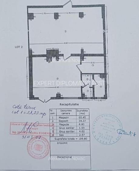 Bulevardul 1 Decembrie 1918 - Metrou - sup 110 mp - pret 3500 euro - 10