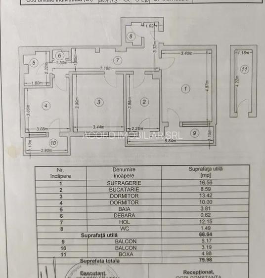Ultracentral-  apartament 3 camere decomandat cu 2 balcoane - 16