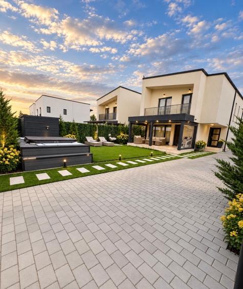 Casă individuală 4 camere | Jacuzzi & Saună | 350 mp teren | Tunari