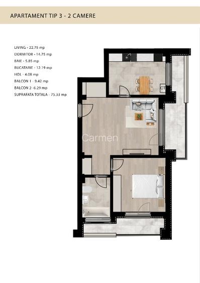  MTL CONSUL RESIDENCE - Apartament nou de vanzare  - 5