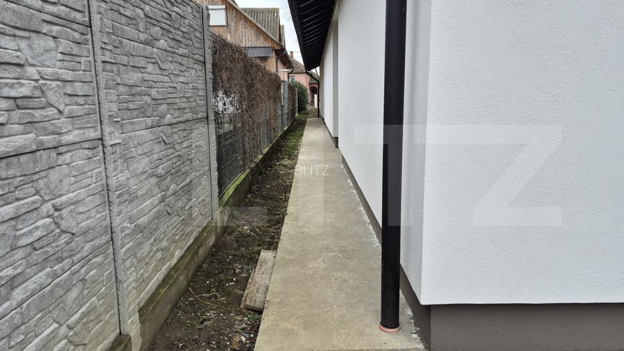 Casa cu 4 camere  semifinisata, 92 mp, teren 400 mp, in Vetis - 8