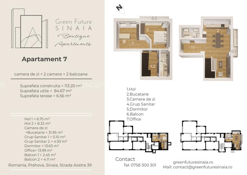 Apartament de 3 camere tip duplex in centrul statiunii - 6