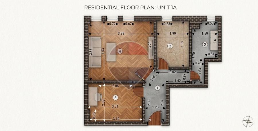 Apartament 2 camere în Ghimbav – Ideal pentru investiție