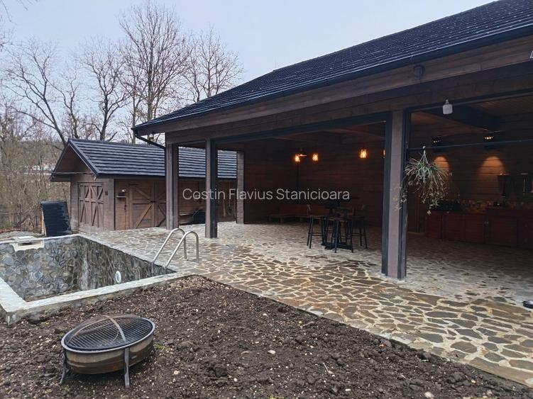 Vila stil norvegian langa Breaza cu teren de 3865mp - 12