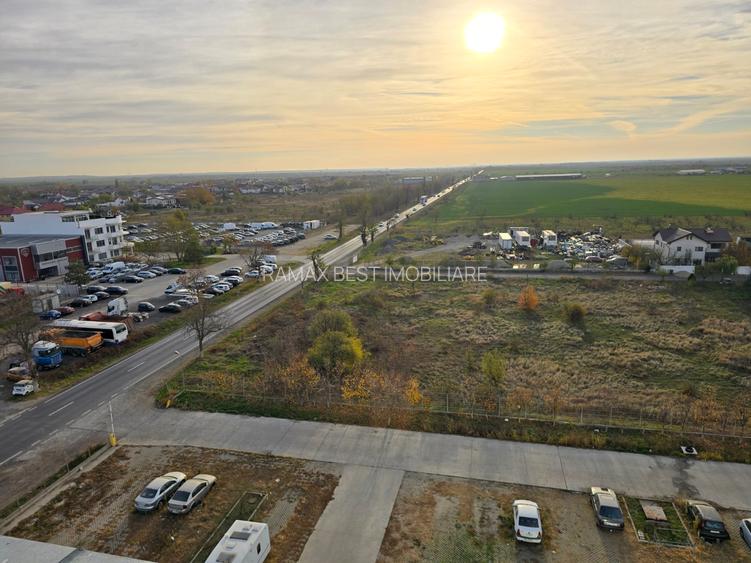 Intrarea in Popesti Leordeni, sos Oltenitei intersectie Autostrada A0, - 9