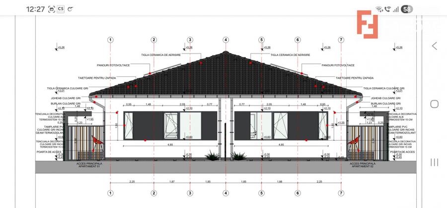 Duplex de vanzare cu 3 camere, zona Bucovat