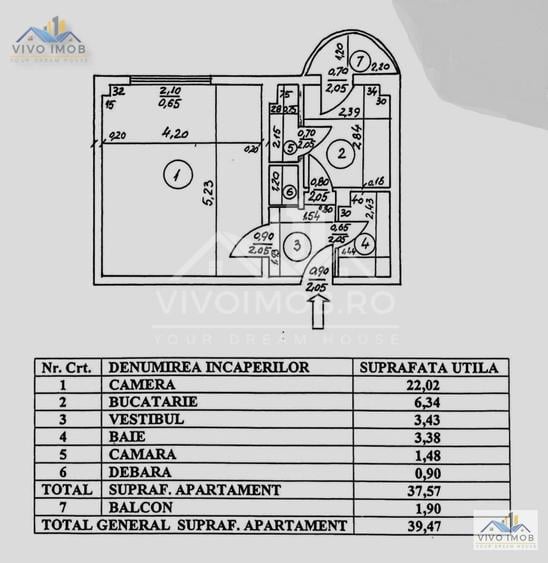 Unirii-Splai | etaj 1 | decomandată | bloc monolit | necesită renovare