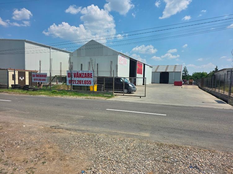 2 hale plus curte de vanzare zona Crevedia langa Buftea