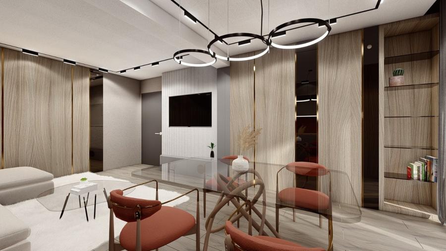 Apartament 3 camere-Str Cuza Voda-S=86 mp-et 1