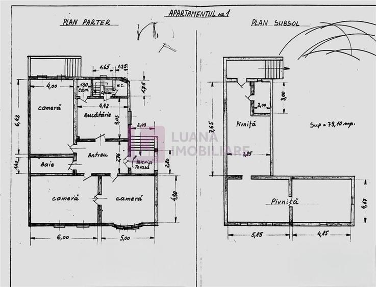Casa de vanzare | 2 constructii | 540 mp teren | zona Lupeni | pivnita