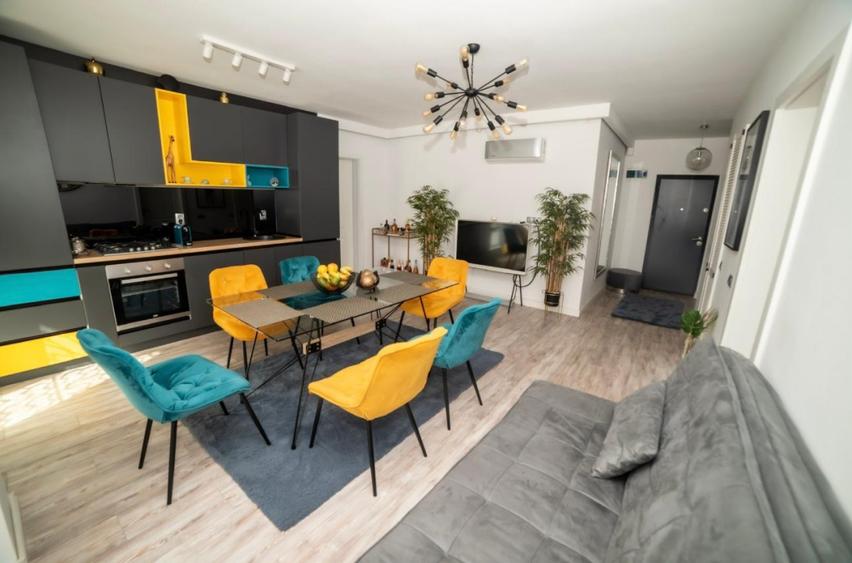 Apartament cu 3 camere, 60 mp, terasa, zona VIVO
