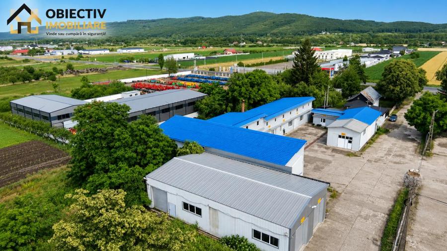 Spatiu industrial 3110 mp teren, hala productie+service auto, Targu Neamt